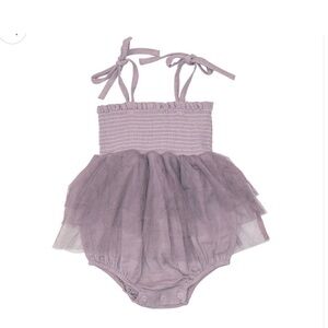 NWOT ANGEL DEAR tutu one piece organic cotton 6-12m